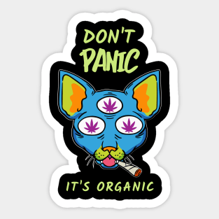 Don't Panic It's Organic Sticker